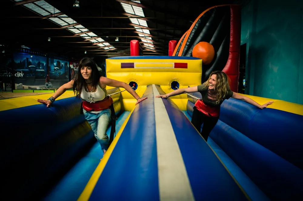 Inflable Bungee Run
